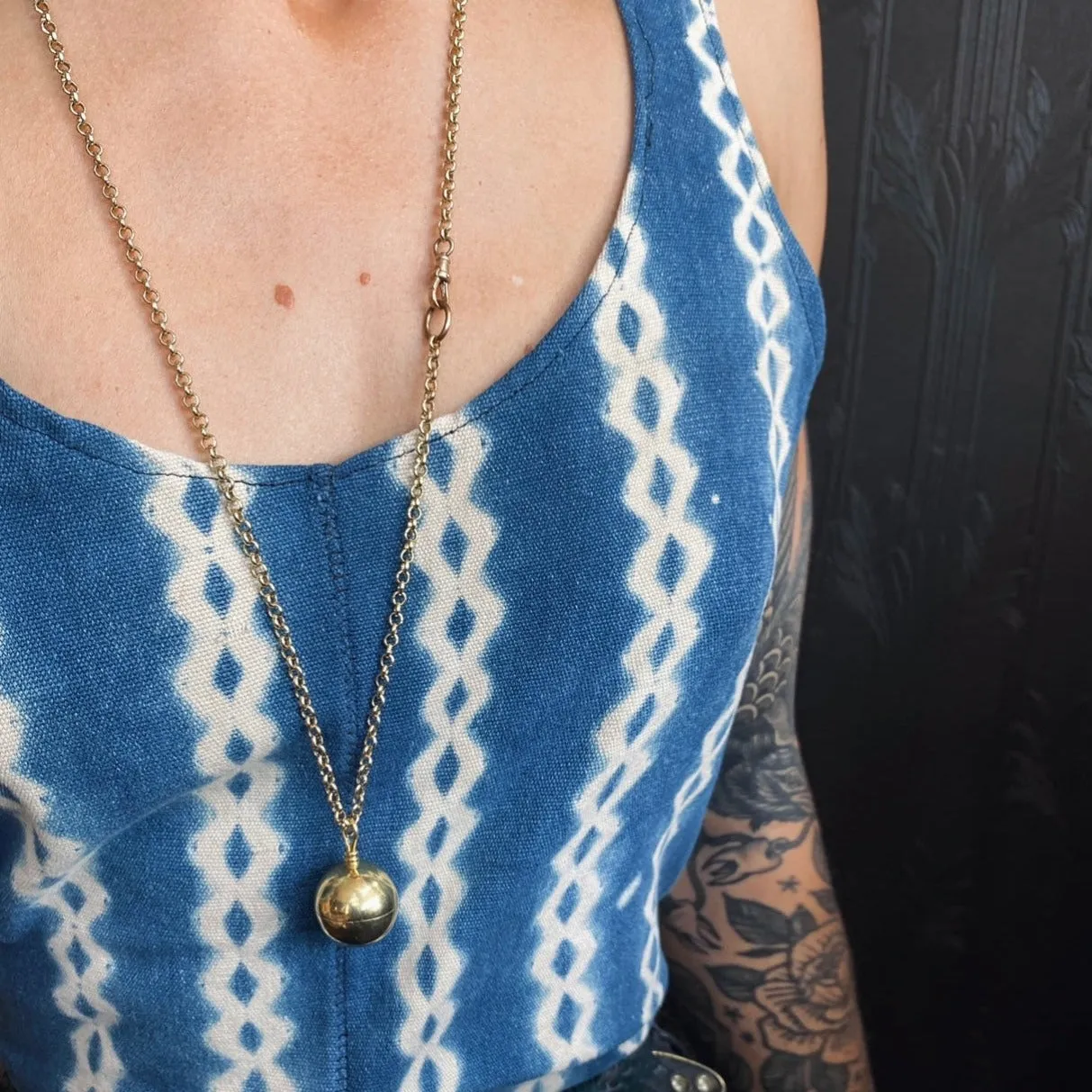 Enzo Necklace Medicine Ball Necklace