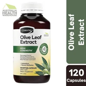 [Expiry: 08/2026] Comvita Olive Leaf Extract High Strength 120 Softgel Capsules