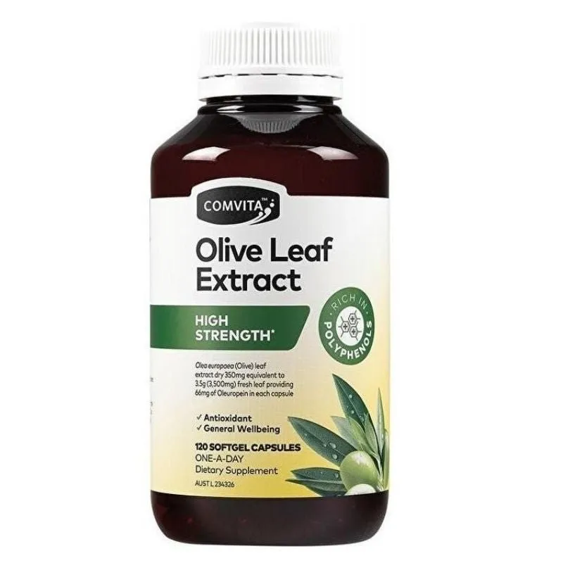 [Expiry: 08/2026] Comvita Olive Leaf Extract High Strength 120 Softgel Capsules