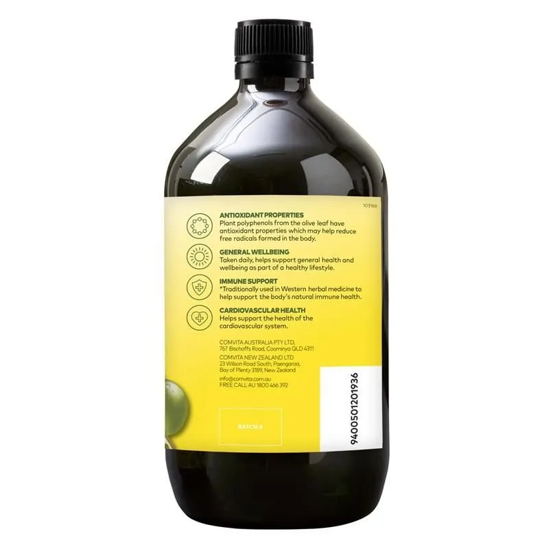 [Expiry: 11/2026] Comvita Olive Leaf Extract Original Flavour 1 Litre
