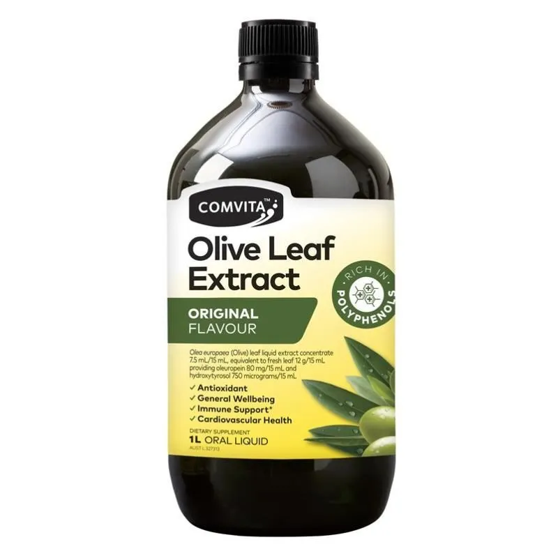 [Expiry: 11/2026] Comvita Olive Leaf Extract Original Flavour 1 Litre