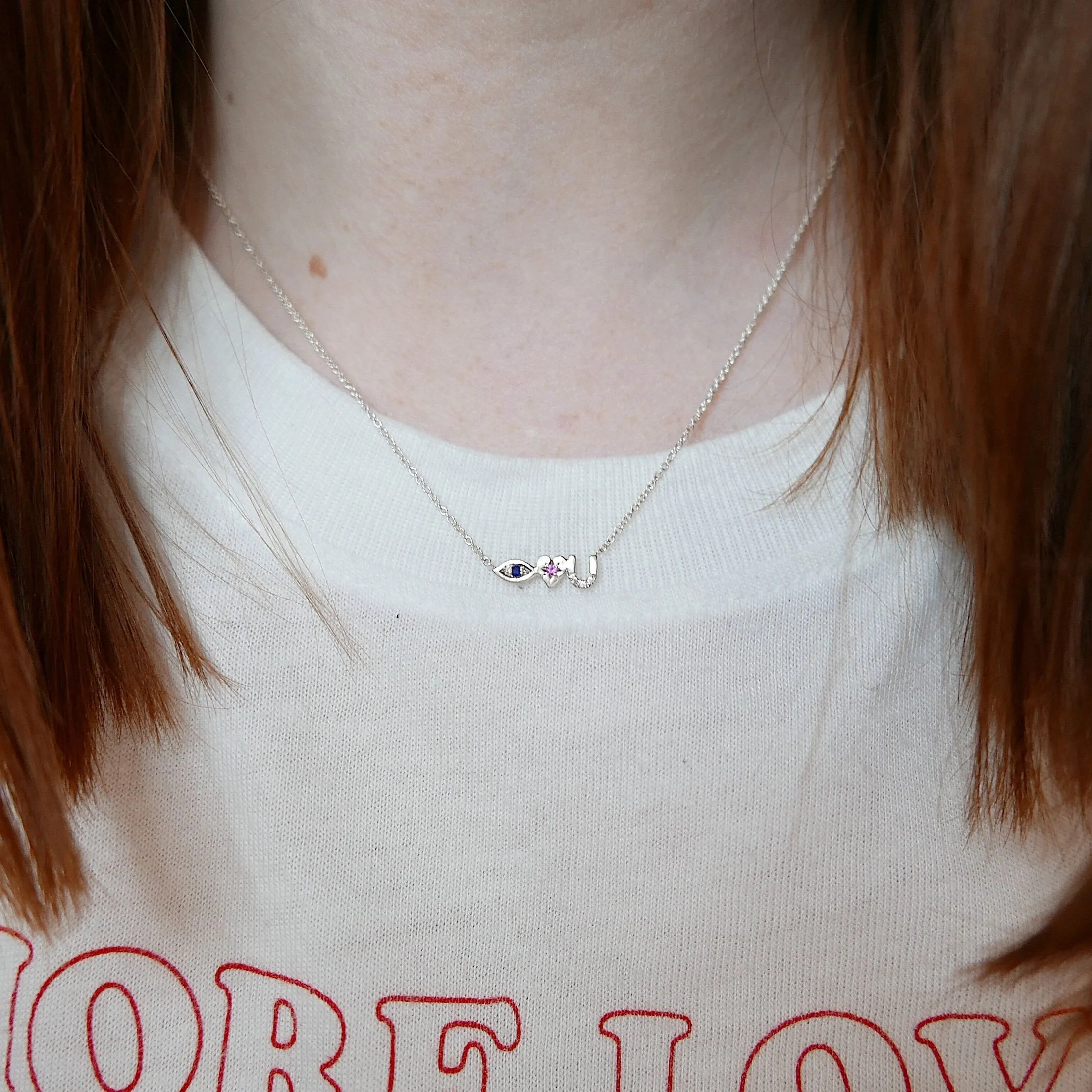 Eye Love U Necklace