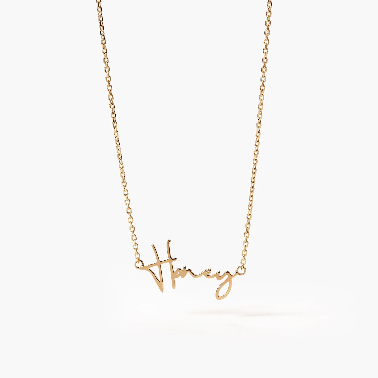 Fairy Name Necklace Ladies Gold Name
