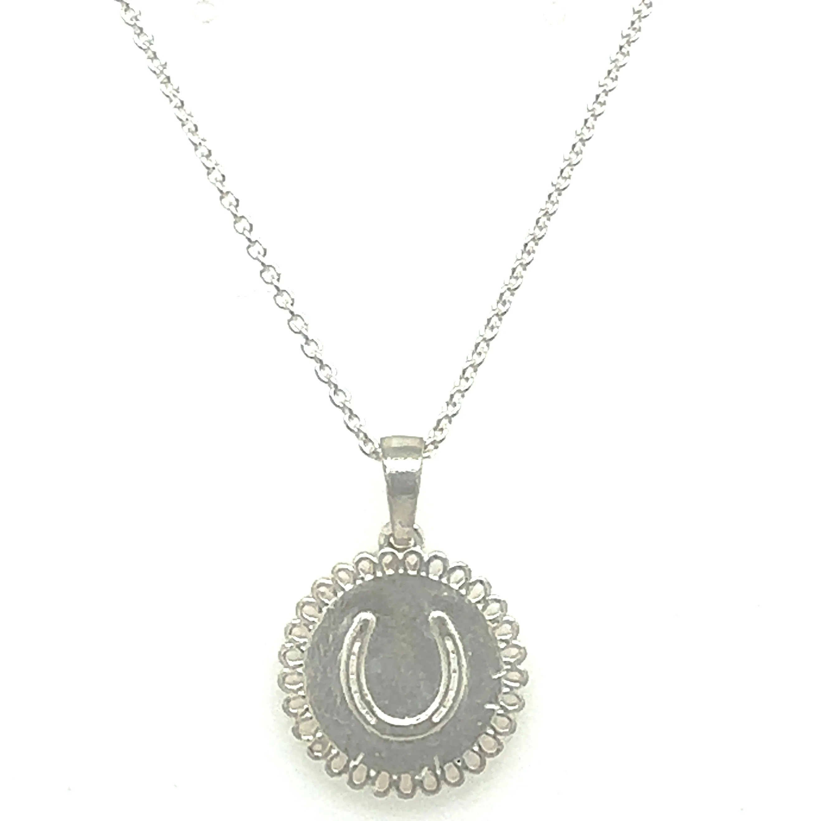 Fine Horseshoe Medallion Necklace