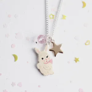 Floral Dreams Bunny Necklace