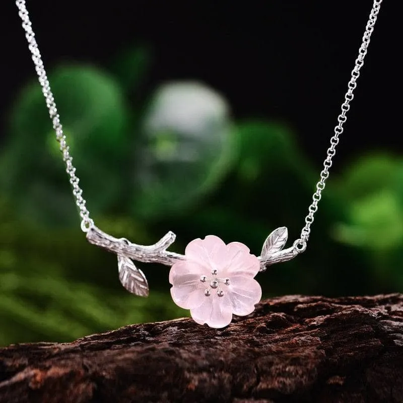 Flower in the Rain Necklace