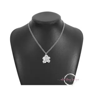 Flower Power - Silver Necklace
