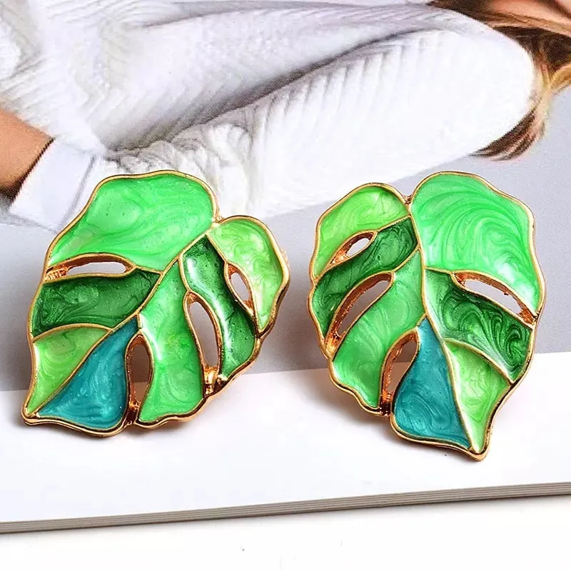 Fresh Leaf Earrings