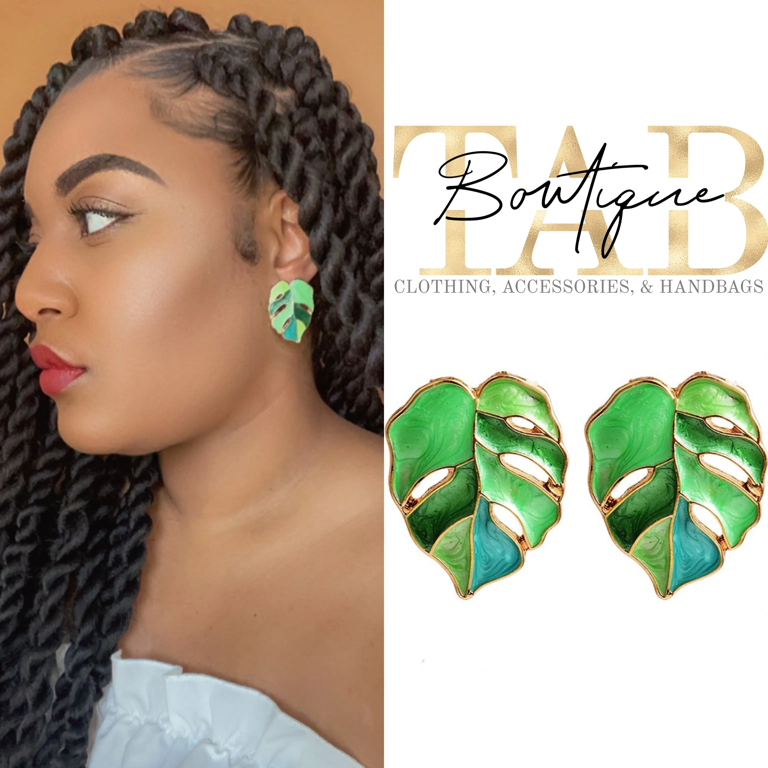 Fresh Leaf Earrings