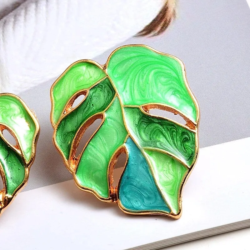 Fresh Leaf Earrings