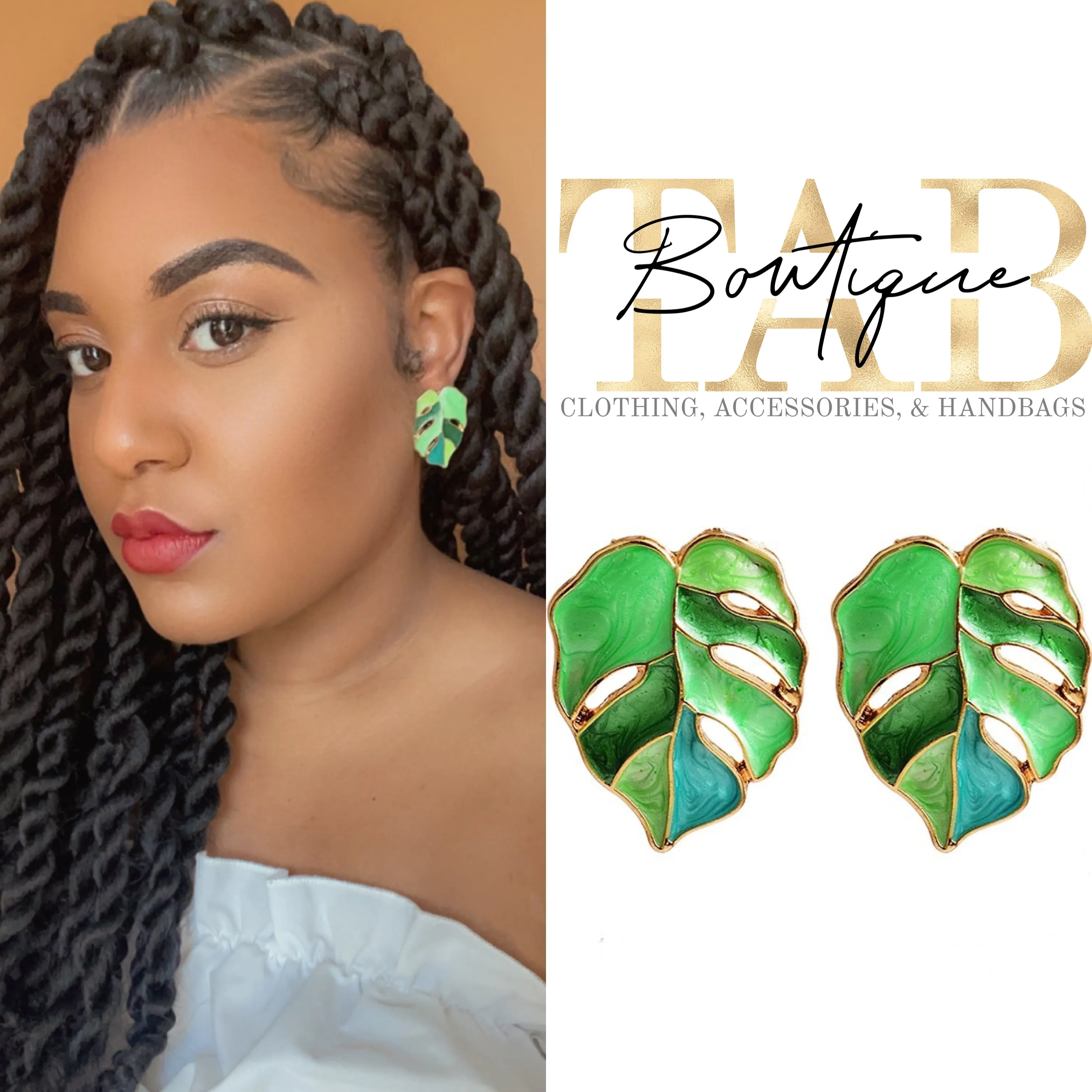 Fresh Leaf Earrings