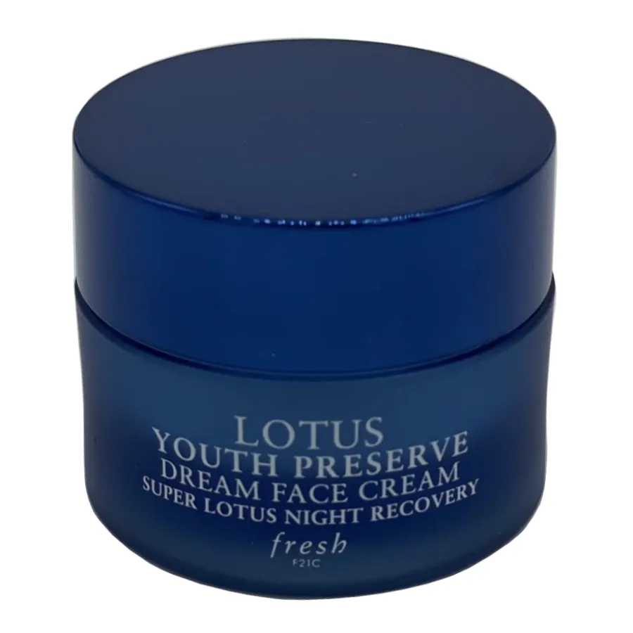 Fresh Mini Lotus Youth Preserve Dream Night Recovery Face Cream 0.23 oz