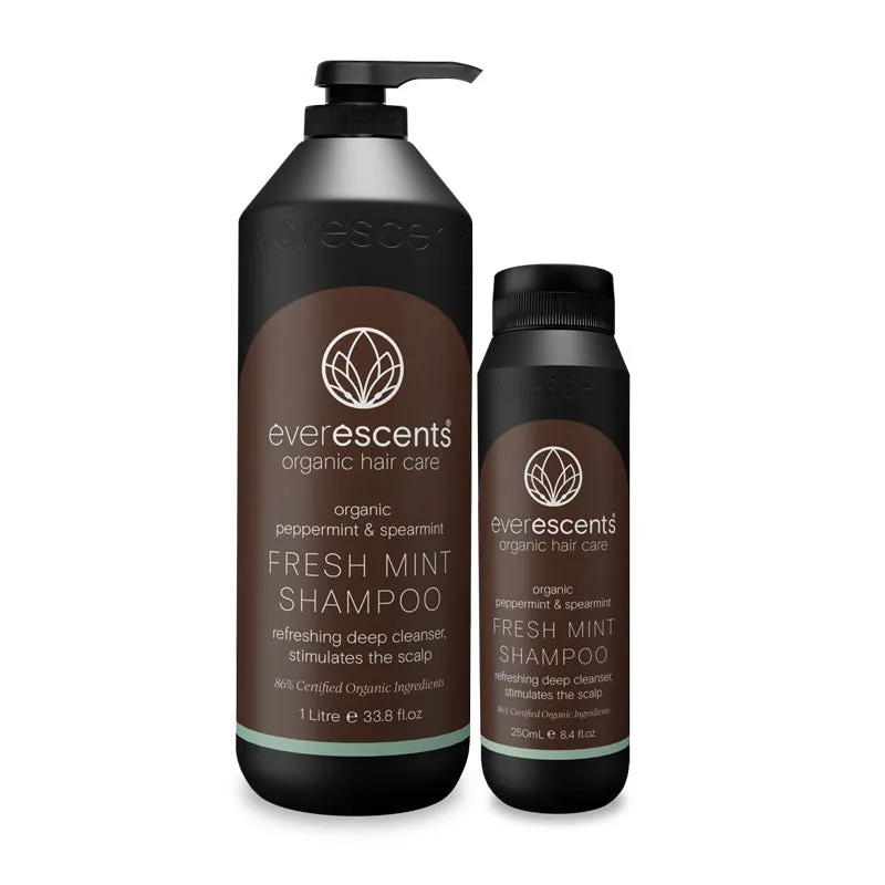 Fresh Mint Shampoo Everescents Organic