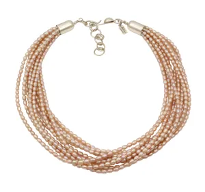 Fresh Water Pearl 10 Strand Necklace