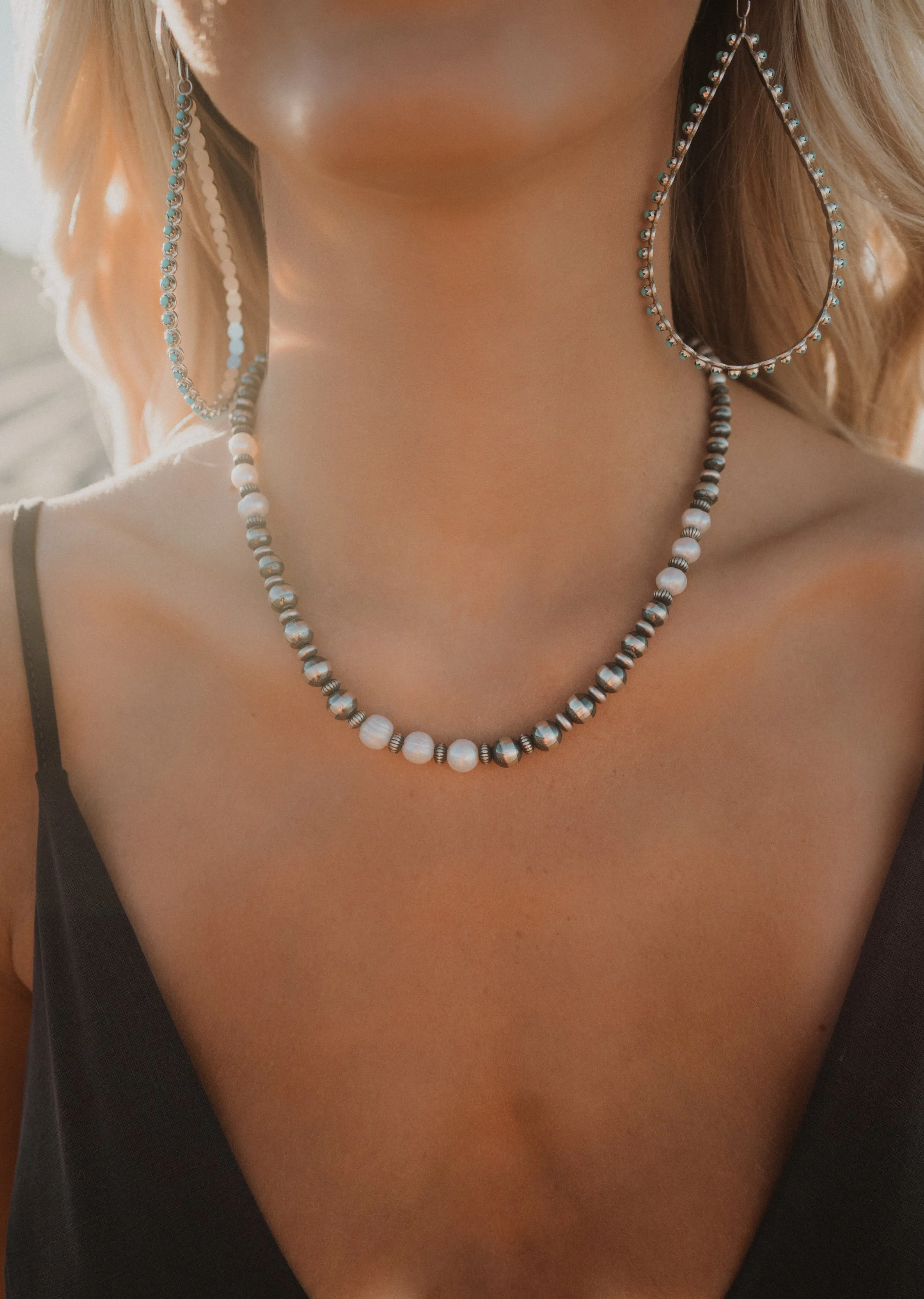 Fresh Water Pearl Choker | Navajo Pearls