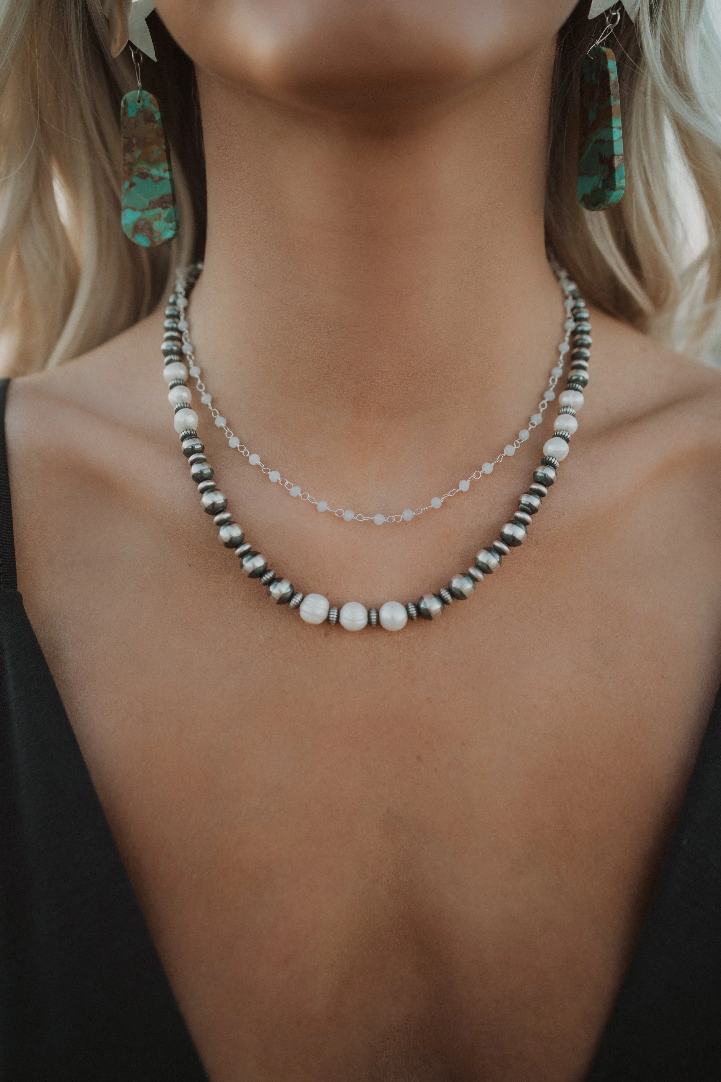 Fresh Water Pearl Choker | Navajo Pearls