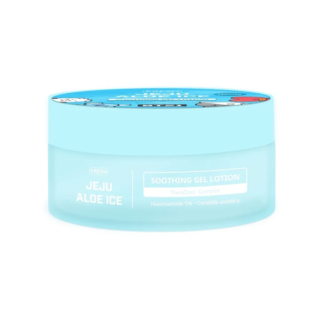 FRESH with BT21 Jeju Aloe Ice Soothing Gel Lotion 300ml (Limited Edition)