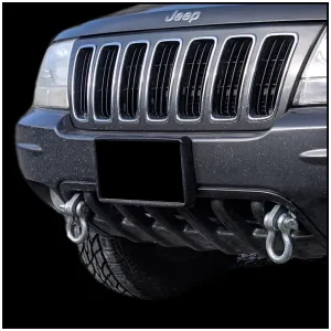 Front Recovery Shackle Tab Kit - WJ/WK/XK