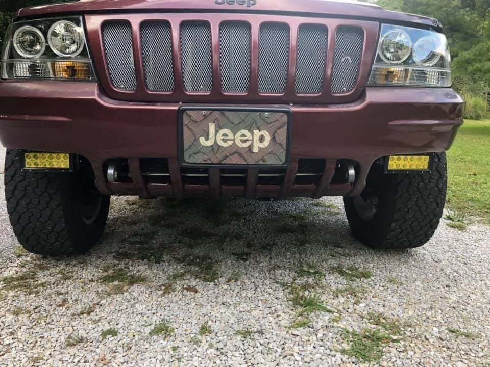 Front Recovery Shackle Tab Kit - WJ/WK/XK