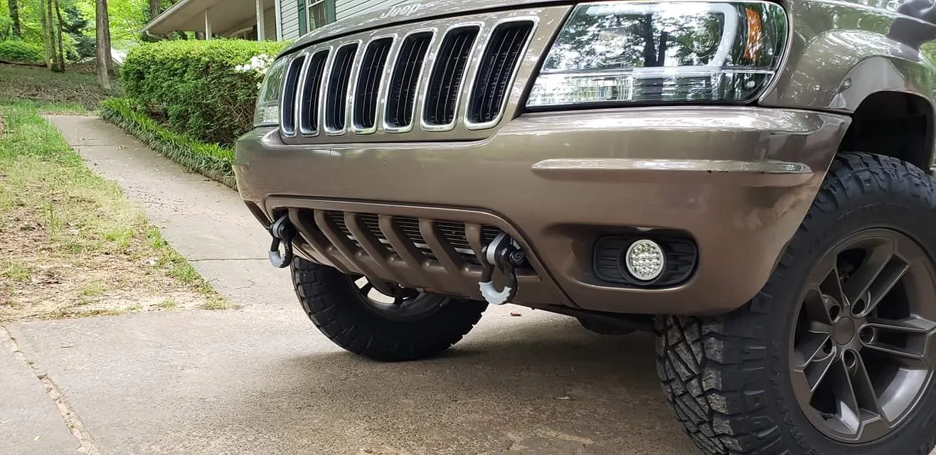 Front Recovery Shackle Tab Kit - WJ/WK/XK
