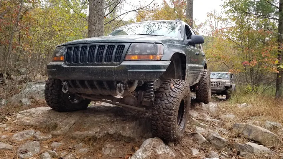 Front Recovery Shackle Tab Kit - WJ/WK/XK