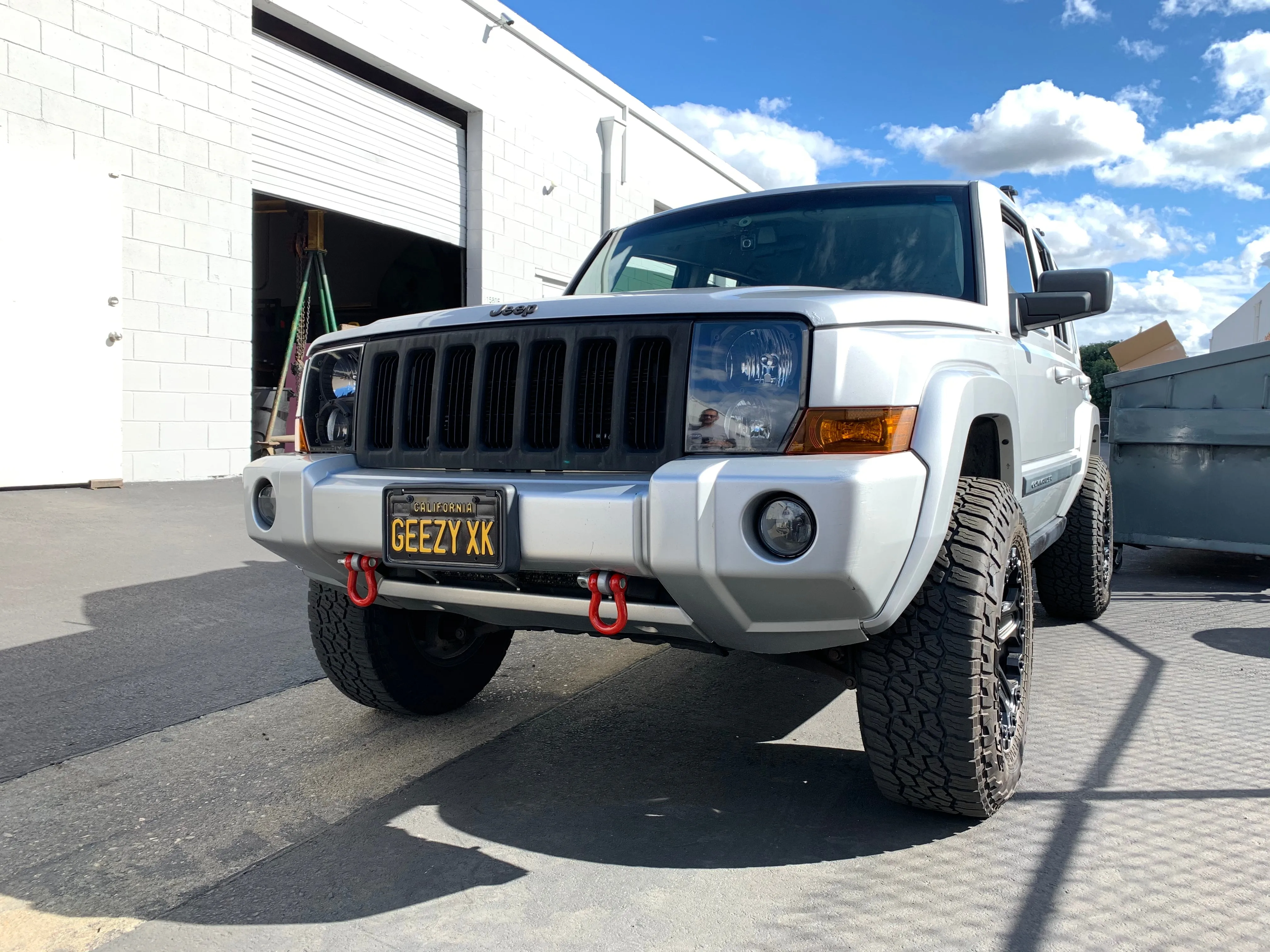 Front Recovery Shackle Tab Kit - WJ/WK/XK