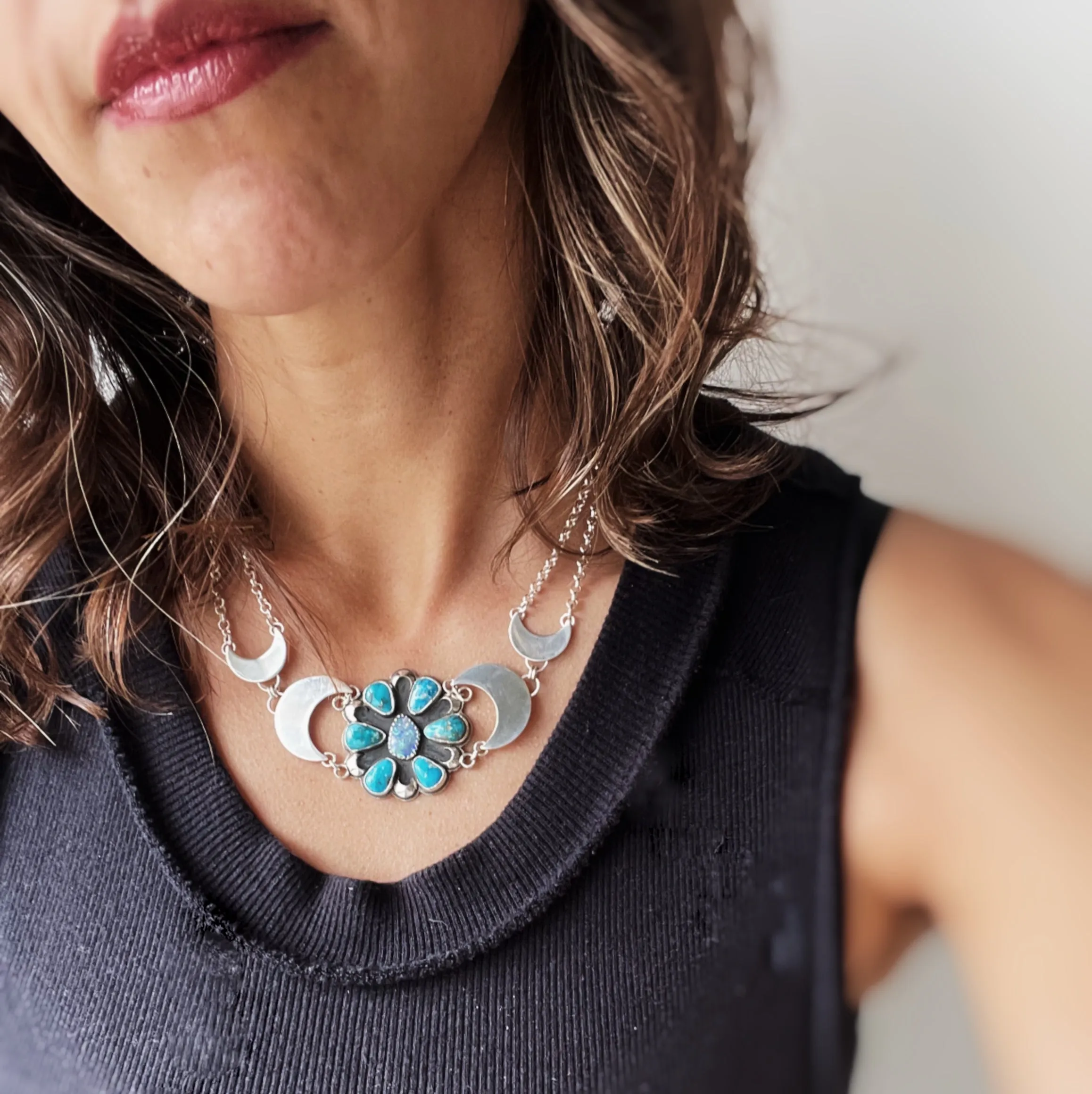 Full Flower Moon Choker Necklace