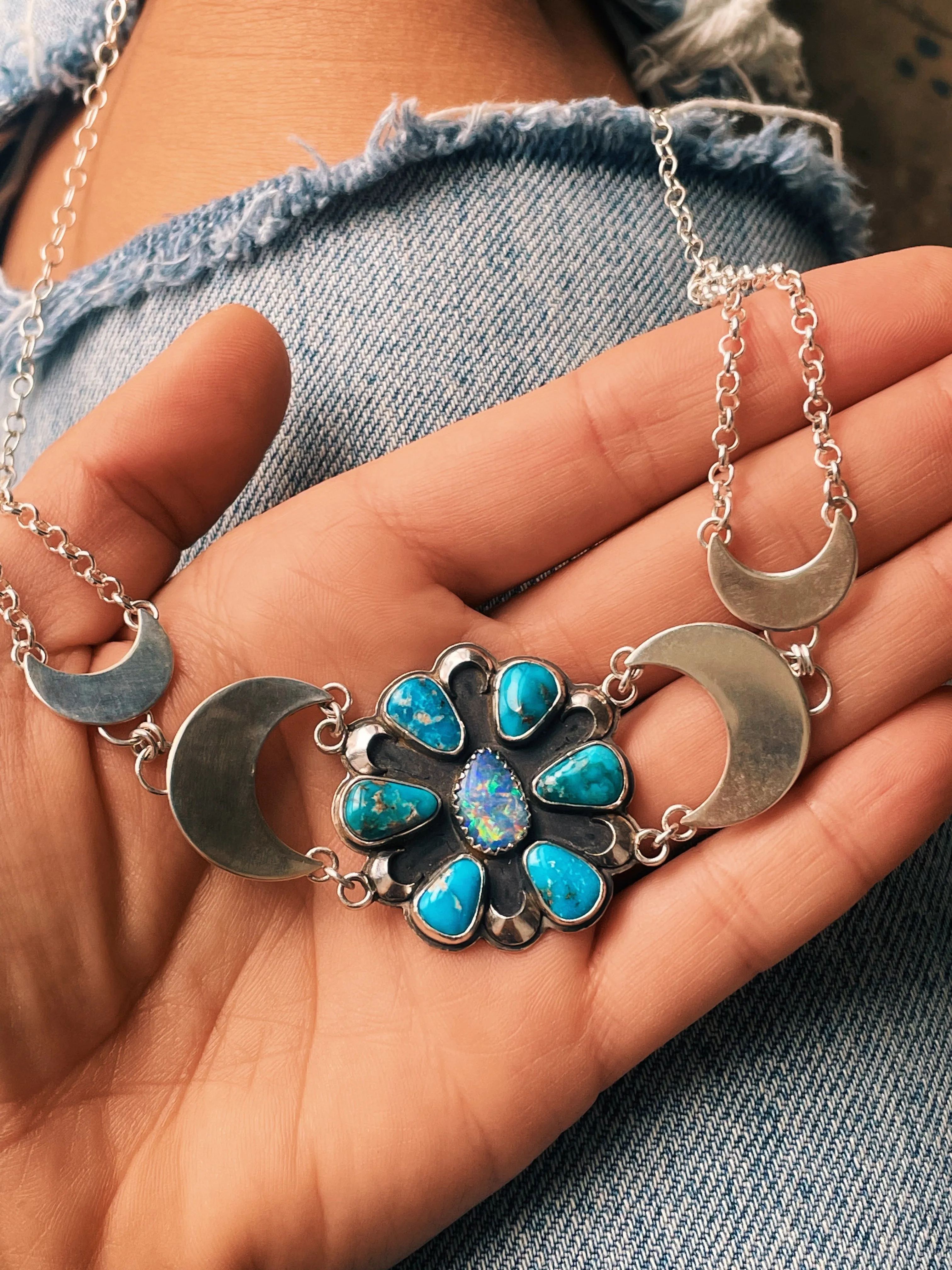 Full Flower Moon Choker Necklace
