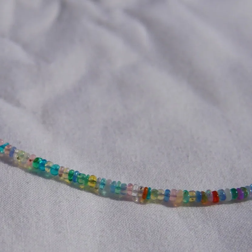 Full Mixed Turquoise Opal Necklace