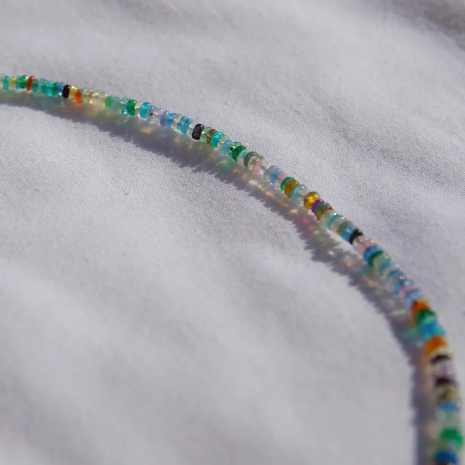 Full Mixed Turquoise Opal Necklace