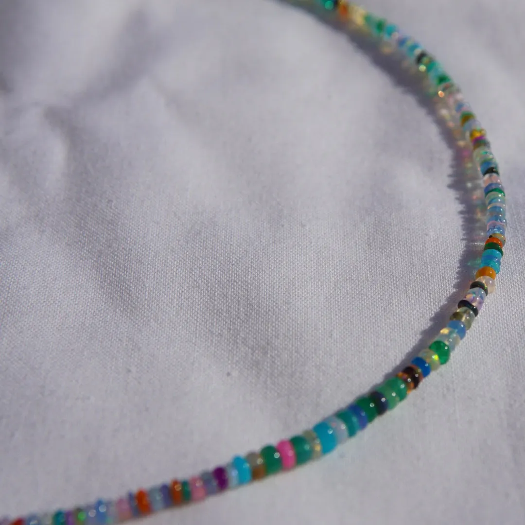 Full Mixed Turquoise Opal Necklace