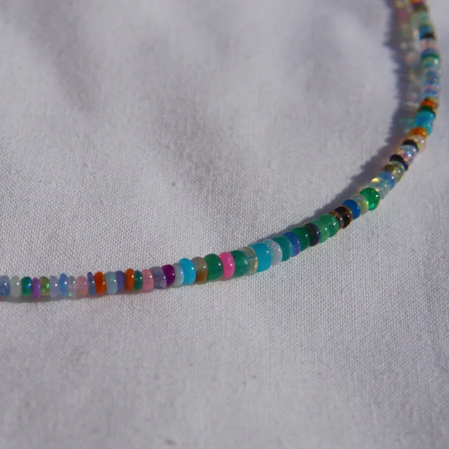 Full Mixed Turquoise Opal Necklace