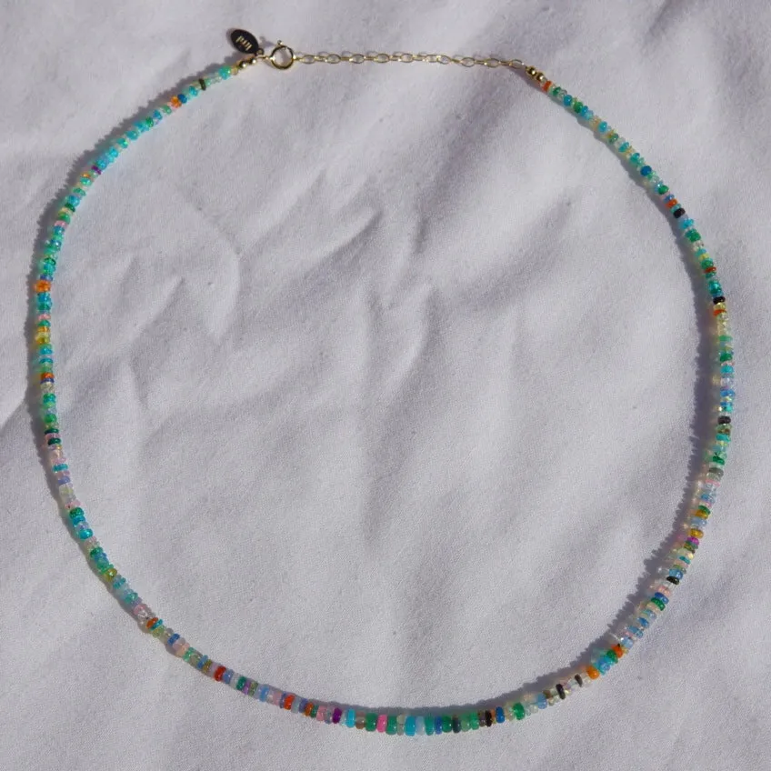 Full Mixed Turquoise Opal Necklace