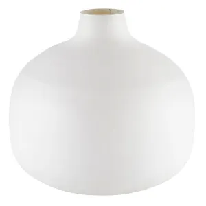 Full Moon White Bud Vase