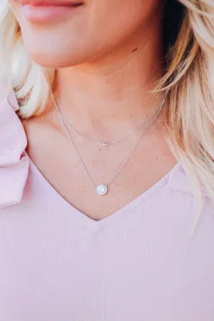 Full Of Grace Necklace - White Gold
