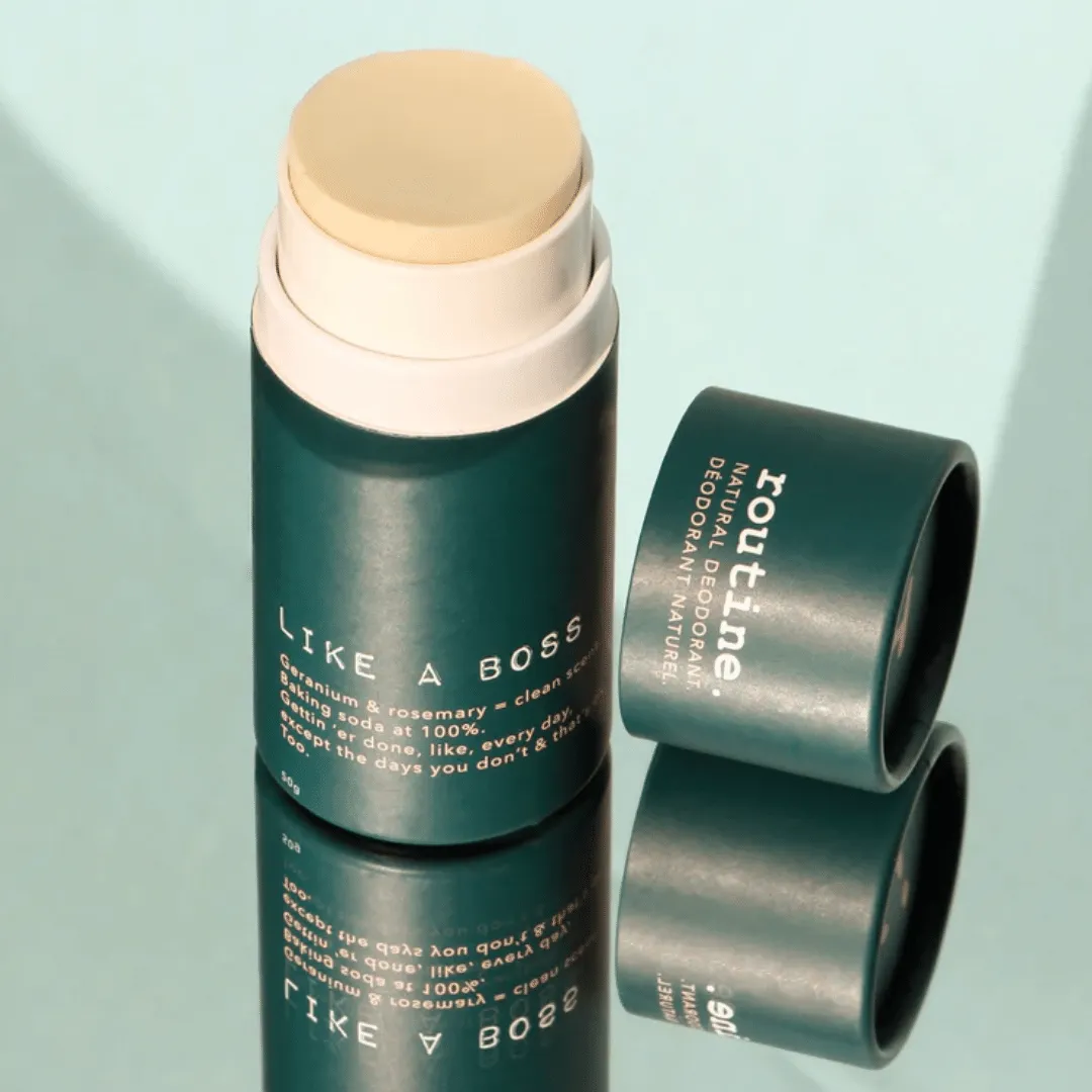 Full-Strength Deodorant Cream & Stick: LIKE A BOSS (   baking soda)