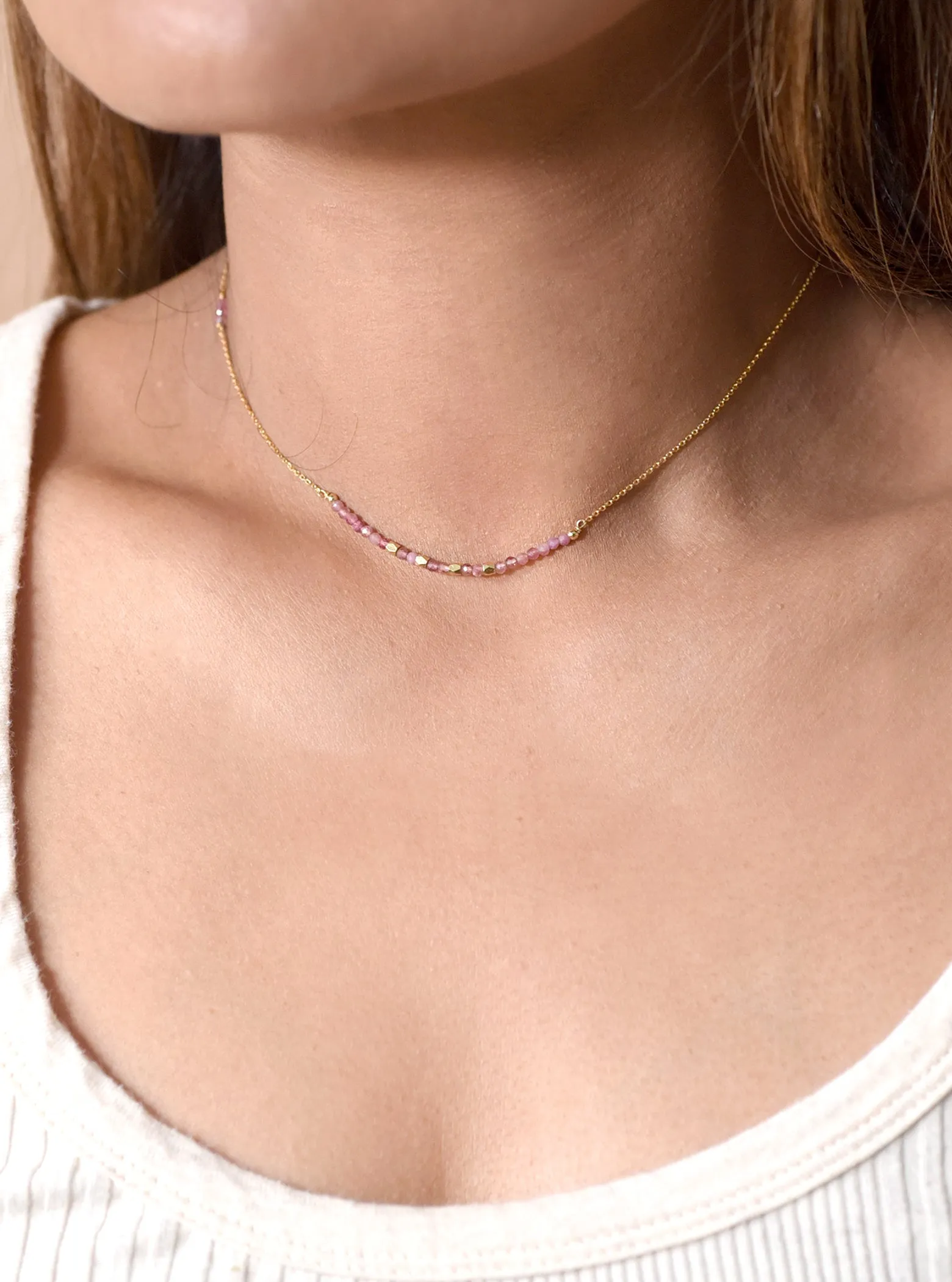 Gemstone Bead Necklace