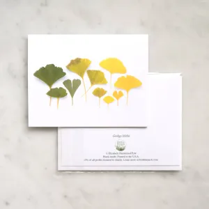 Ginkgo Leaf Ombre Card