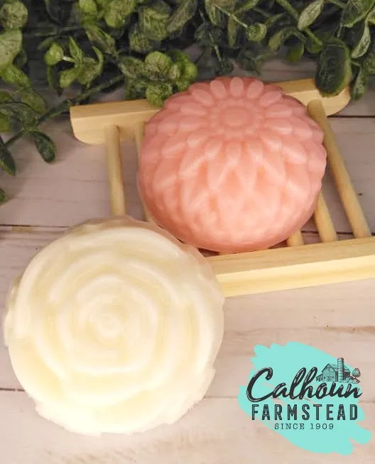 Goats Milk Soap Flower Shaped - Floral Scented Soaps - Gifts for Her