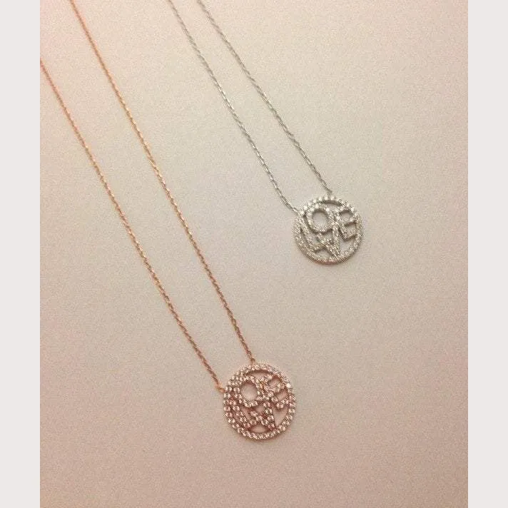 Gold Eternal Love Necklace