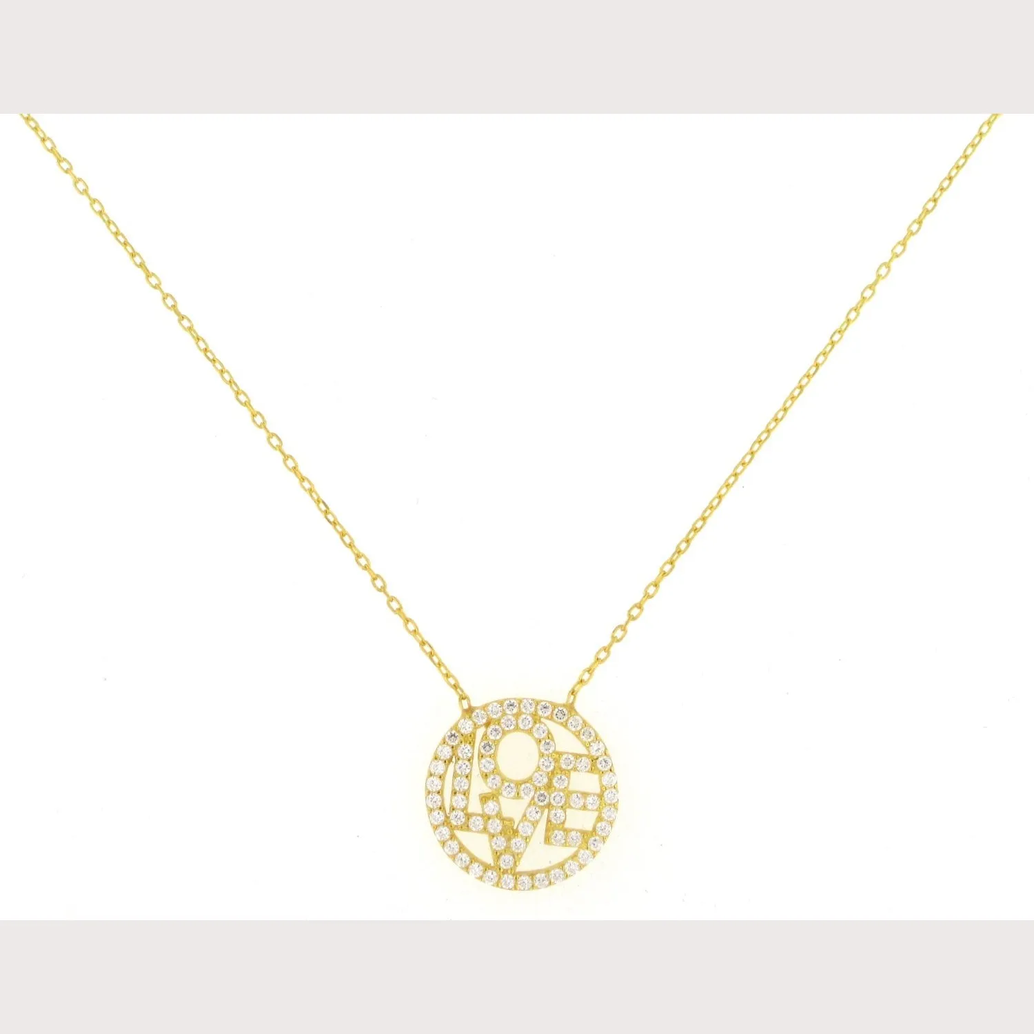 Gold Eternal Love Necklace