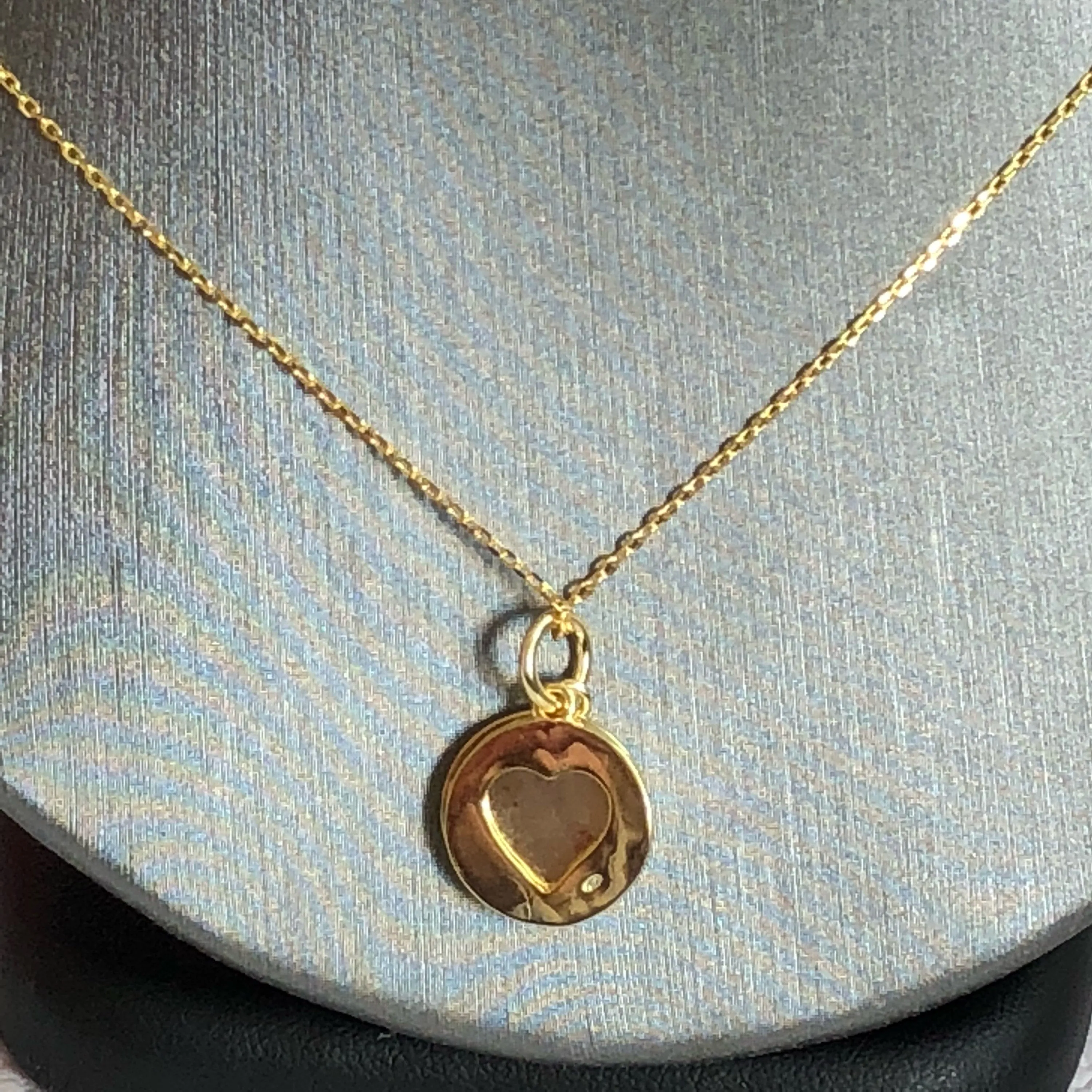 Gold Love Charm Necklace