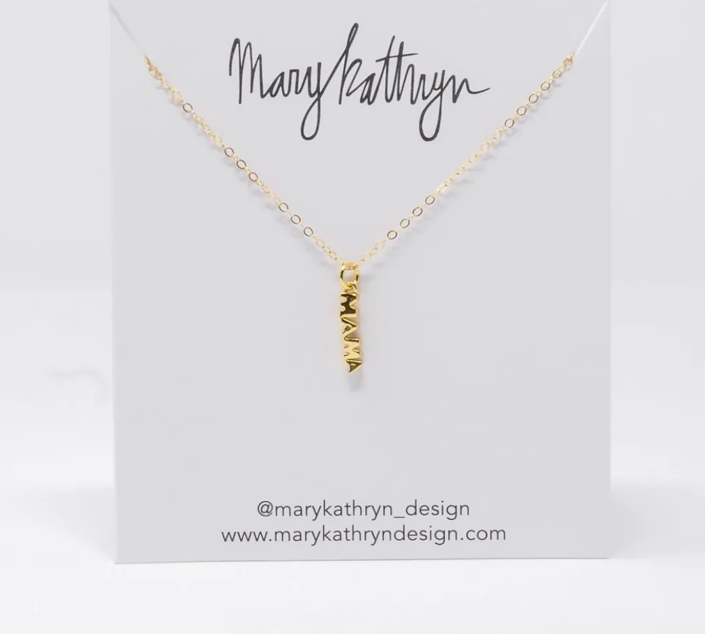 GOLD MAMA NECKLACE