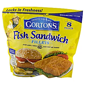 Gortons Fish Sandwich Fillets 519g