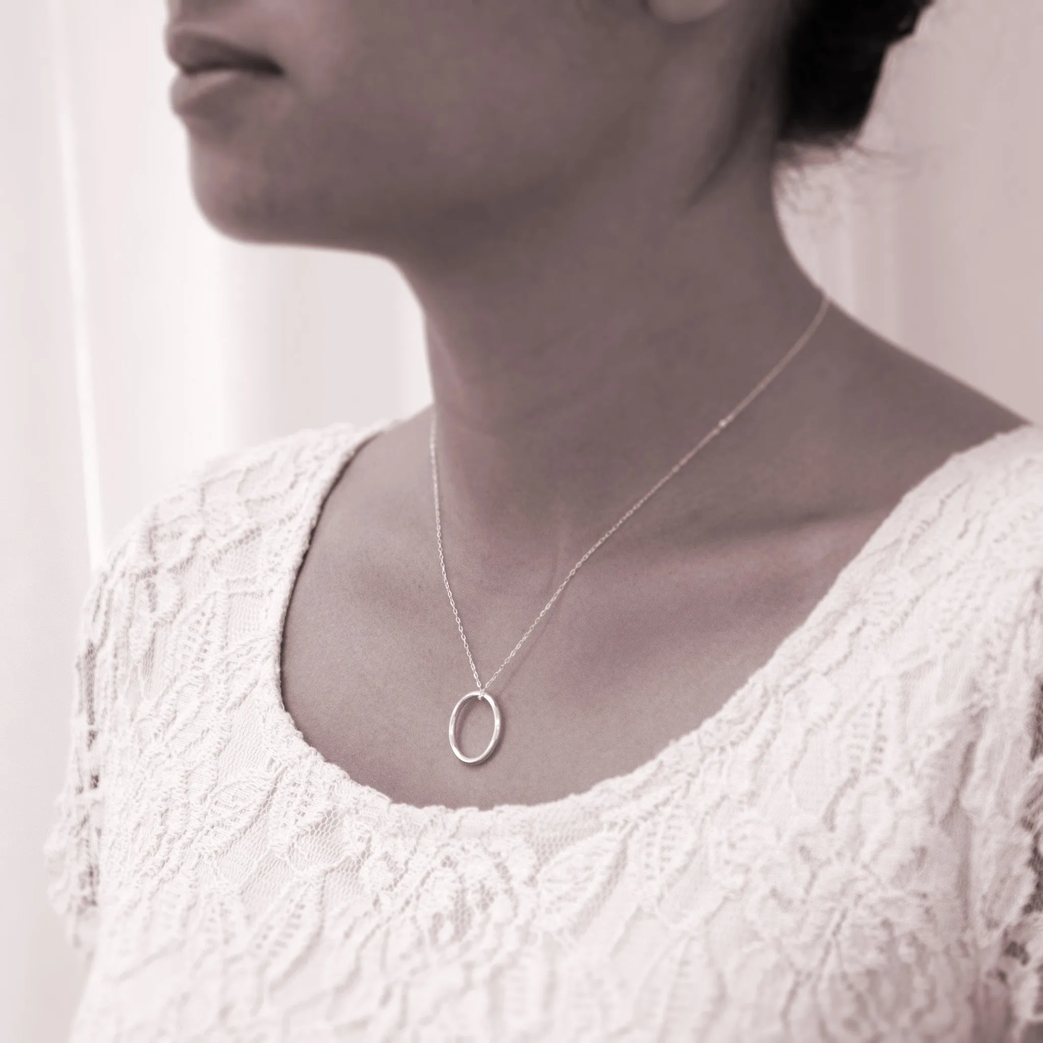 “Grandmother” Sterling Silver Necklace on Personalized Jewelry Card