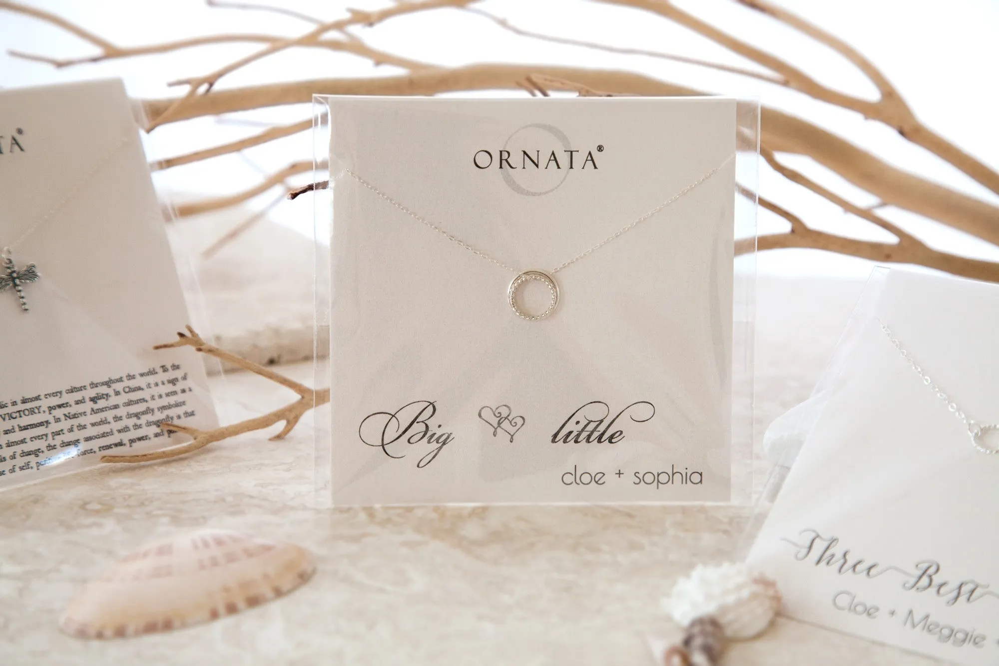 “Grandmother” Sterling Silver Necklace on Personalized Jewelry Card