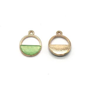 Green Round Semicircle