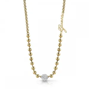 Guess Gold Ball Necklace