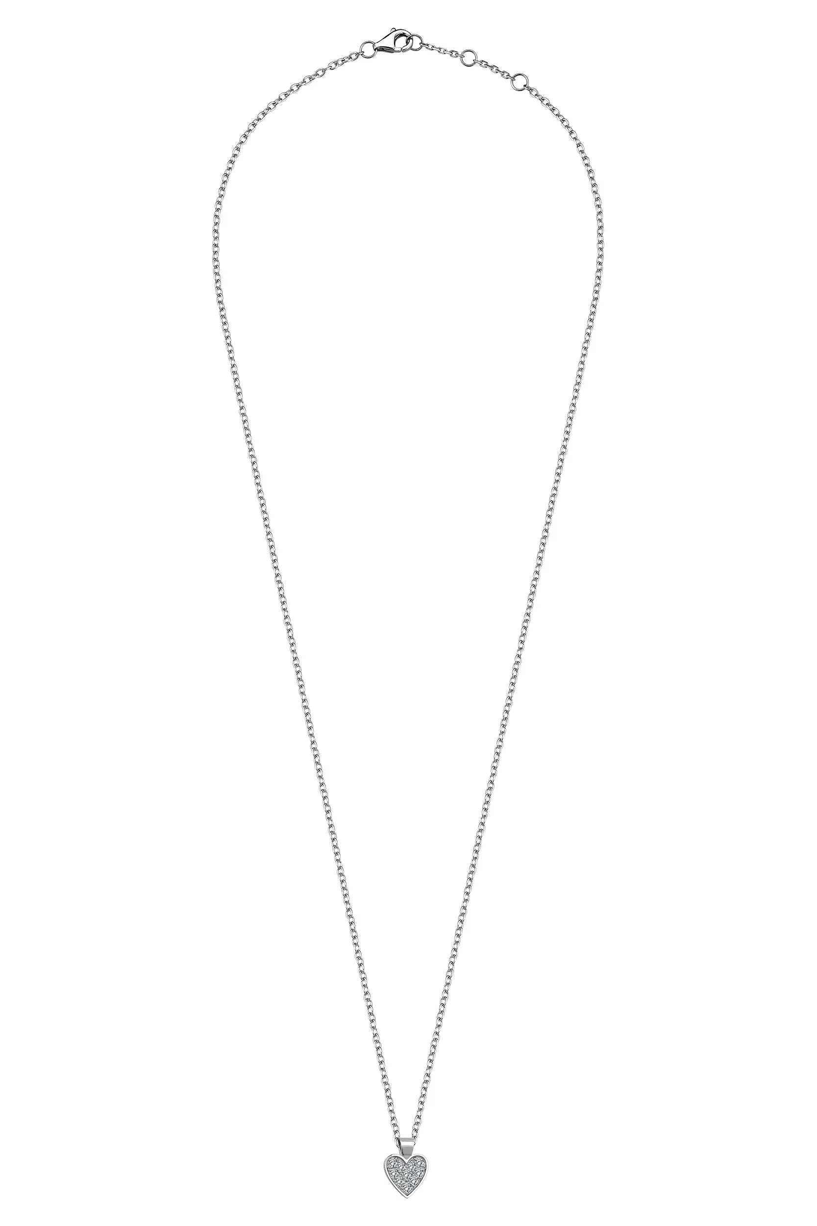 HEART PAVE NECKLACE