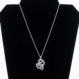 Hermes Chaine d'Ancre Enchainee Silver Pendant Necklace Perfect Gift